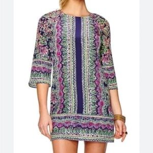 LILLY PULITZER Rylee Silk Dress Size 4